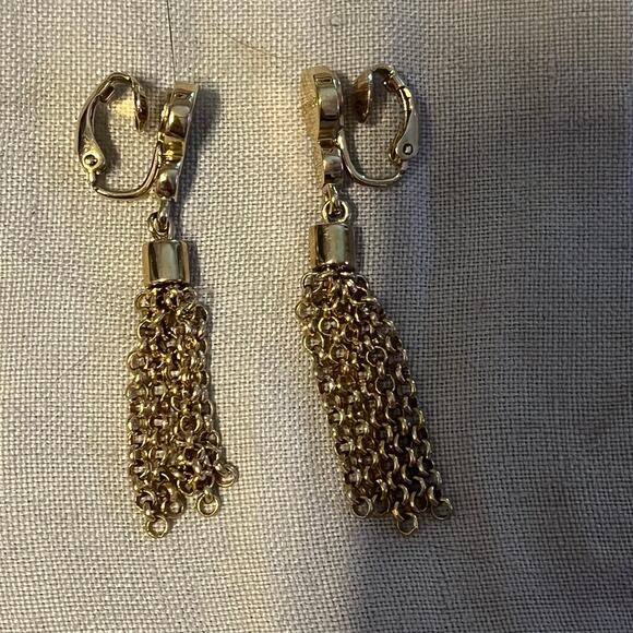 Givenchy Vintage Tassel Earrings with COA - Picture 1 of 4